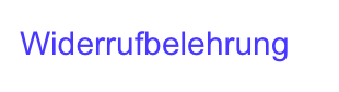 Widerrufbelehrung